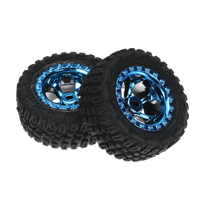 2PCS Wltoys 284161 1/28 RC Car Parts Tires Wheels Glued 2133 Vehicles Models Spare Accessories