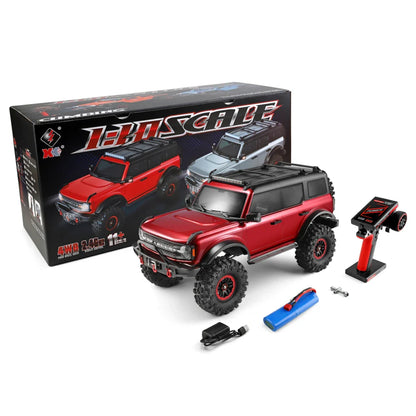 Wltoys 104020 RTR 1/10 2.4G 4WD RC Car Rock Crawler Off-Road Climbing Truck Full Proportional LED Light Vehicles Models Toys