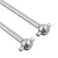 2PCS WLtoys 144001 144010 1/14 RC Car Spare Metal Universal Drive Shaft 1282 Vehicles Model Parts