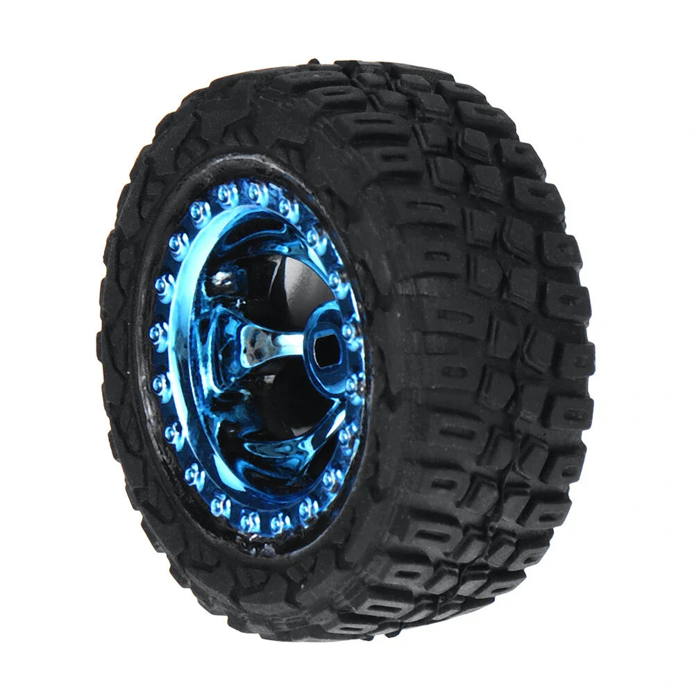 2PCS Wltoys 284161 1/28 RC Car Parts Tires Wheels Glued 2133 Vehicles Models Spare Accessories