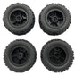 4PCS Upgraded Tires Wheels for Wltoys 144010 MJX 14209 14210 1/14 1/16 RC Cars Vehicles Models Spare Parts