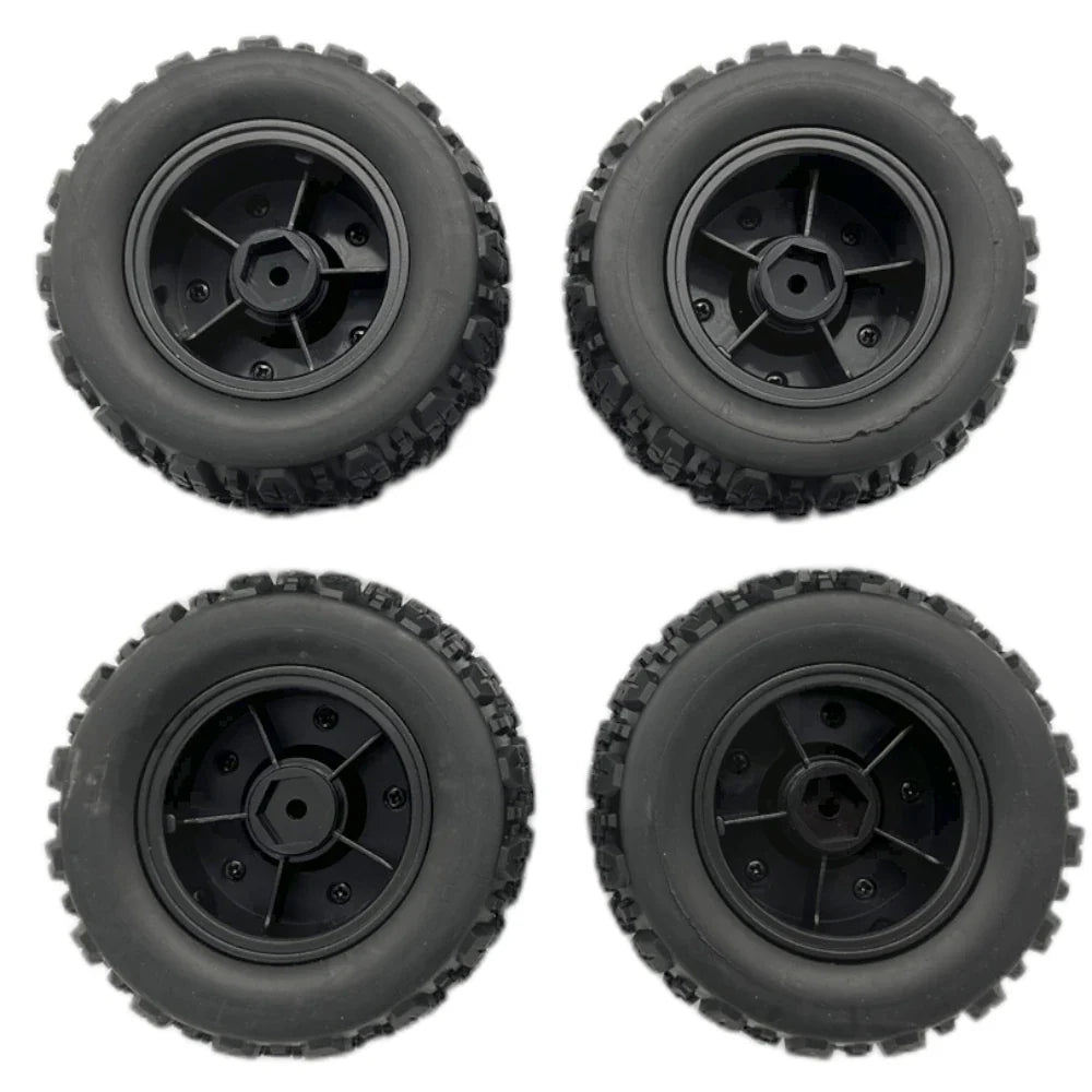 4PCS Upgraded Tires Wheels for Wltoys 144010 MJX 14209 14210 1/14 1/16 RC Cars Vehicles Models Spare Parts
