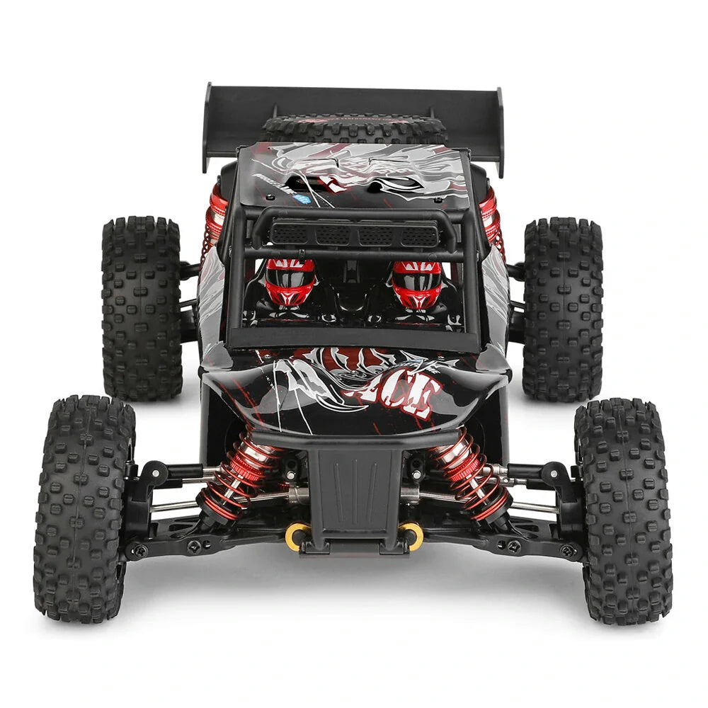 Wltoys 124016 V2 1/12 4WD 2.4G RC Car Brushless Desert Truck Off-Road Vehicle Models High Speed 75km/h Metal Chassis Two Three Battery
