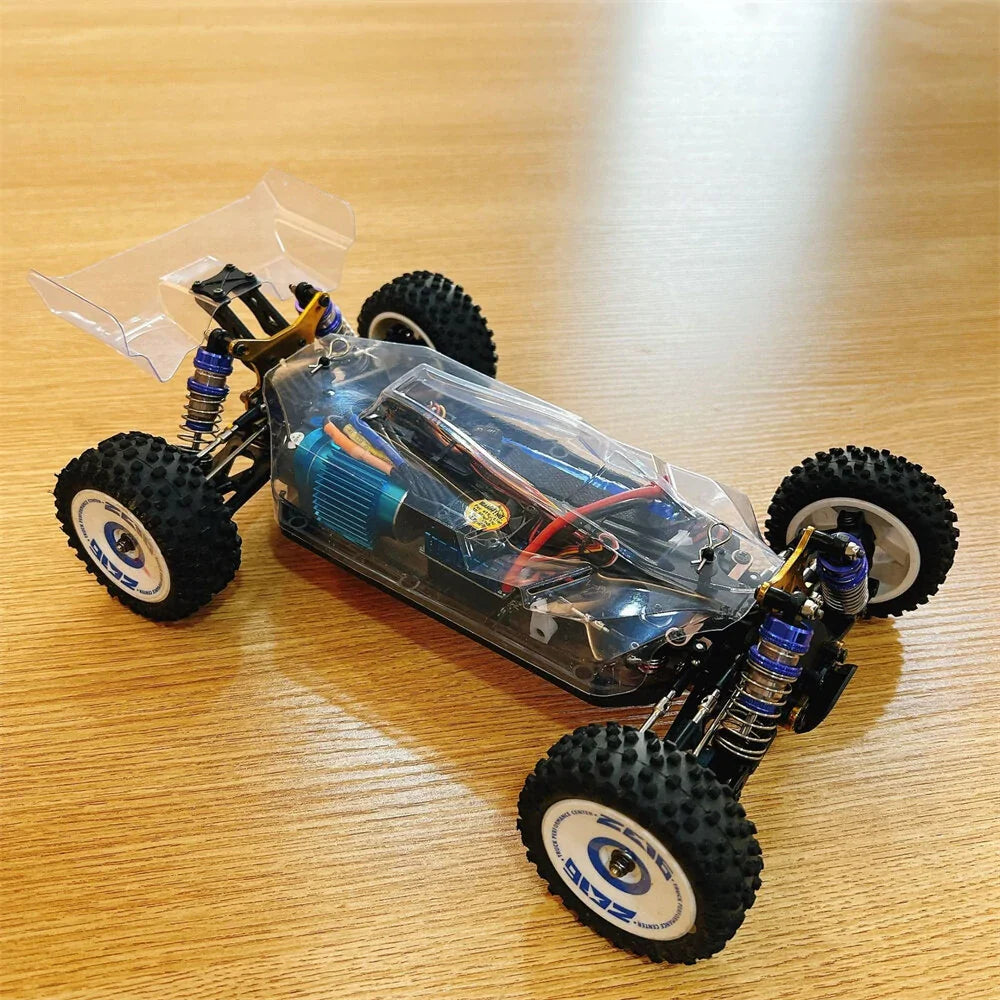 Upgraded Transparent Clear Body Shell for Wltoys 124017 124019 1/12 RC Car Vehicles Models DIY Spare Parts