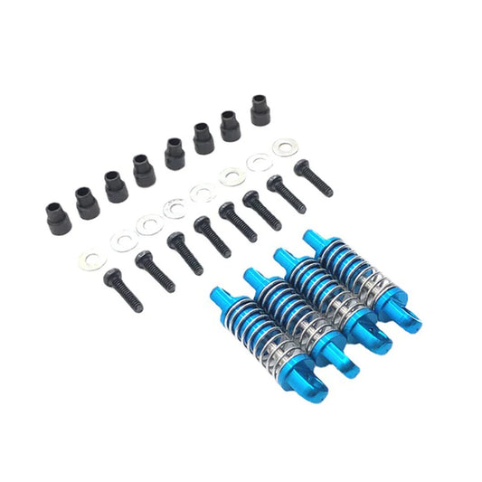 4PCS Upgraded Metal Shock Absorbers Dampers for Wltoys 1/28 284161 284010 284131 K969 K979 K989 K999 P929 P939 RC Cars Vehicles Models Parts