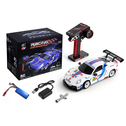 WLtoys 284191/284019-A 1/28 2.4G 4WD 30km/h High-speed RC Car Drift / Rally Versions Cool LED Lights RTR Vehicle Model