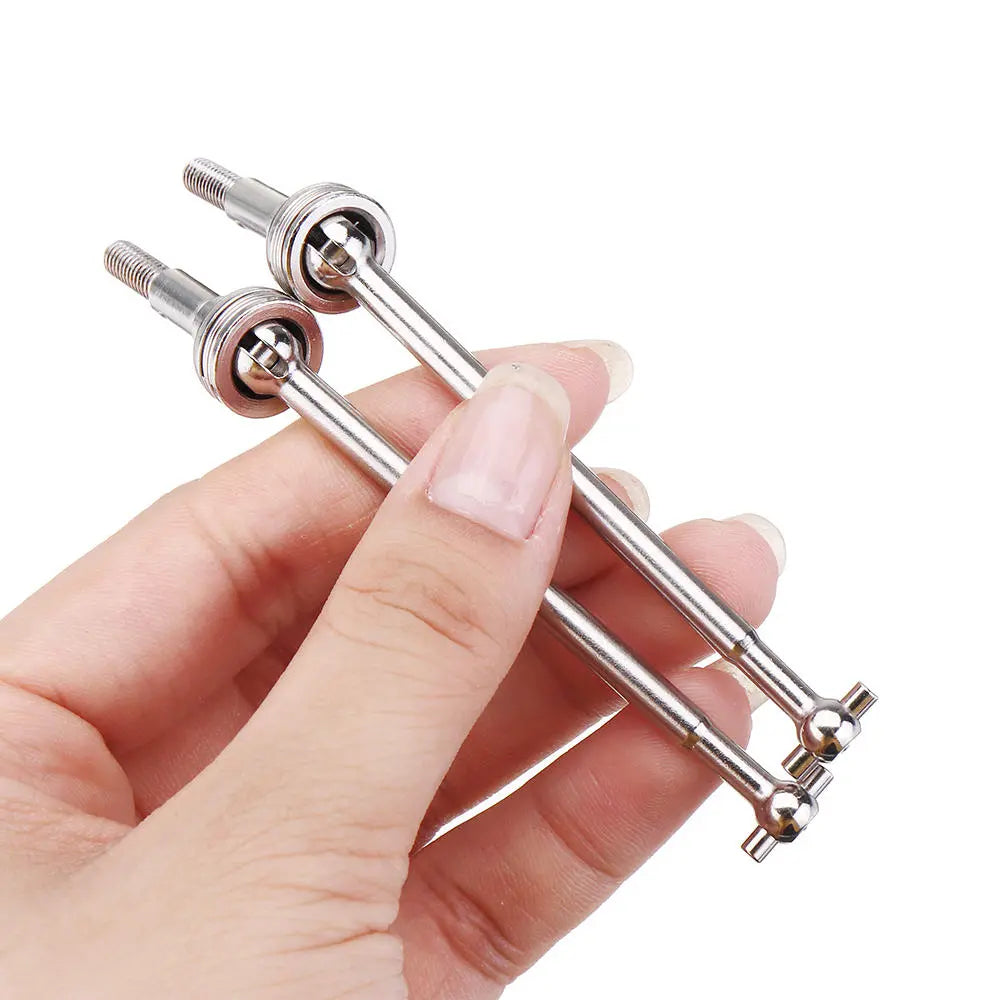 2PCS Wltoys 98mm Metal Front Universal Drive Shaft for K949 10428 1/10 Rc Car Parts K949-60