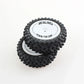 2PCS Wltoys 124007 1/12 RC Car Spare Front Tires Wheels Rims Glued 2485 Vehicles Models Parts Accessories