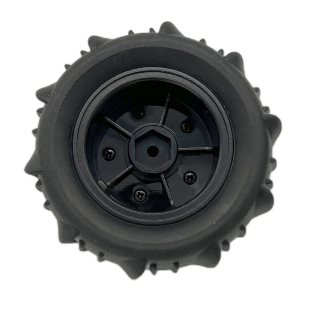 4PCS Upgraded Desert Tires Wheels for 1/12 1/14 1/16 MJX 16208 16209 16210 14209 14210 WLtoys 144001 144002 144010 124008 124018 124019 124016 124017 SCY Monster Truck RC Cars Vehicles Models Parts
