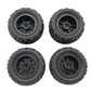 4PCS Upgraded Tires Wheels for Wltoys 144010 MJX 16208 16209 16210 SCY MNRC MN128 1/12 1/14 1/16 Monster Truck RC Cars Vehicles Models Spare Parts
