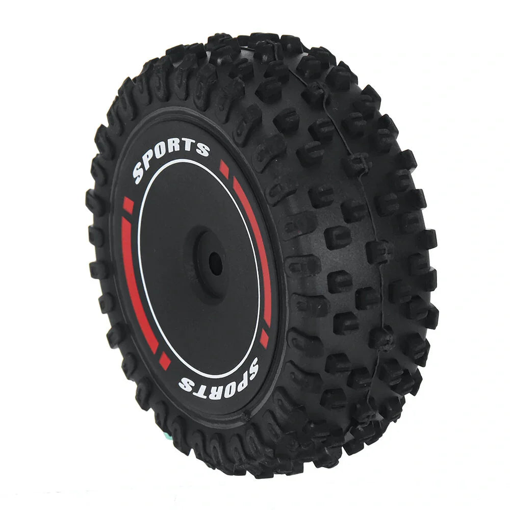 2PCS Wltoys 124010 1/12 RC Car Parts Front/Rear Tires Wheels Rims Vehicles Models Spare Accessories 2811/2812/2844/2845