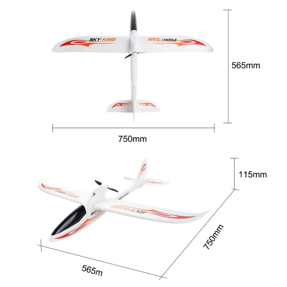 WLtoys F959S RC Airplane 3CH 2.4GHz Gyro Glider