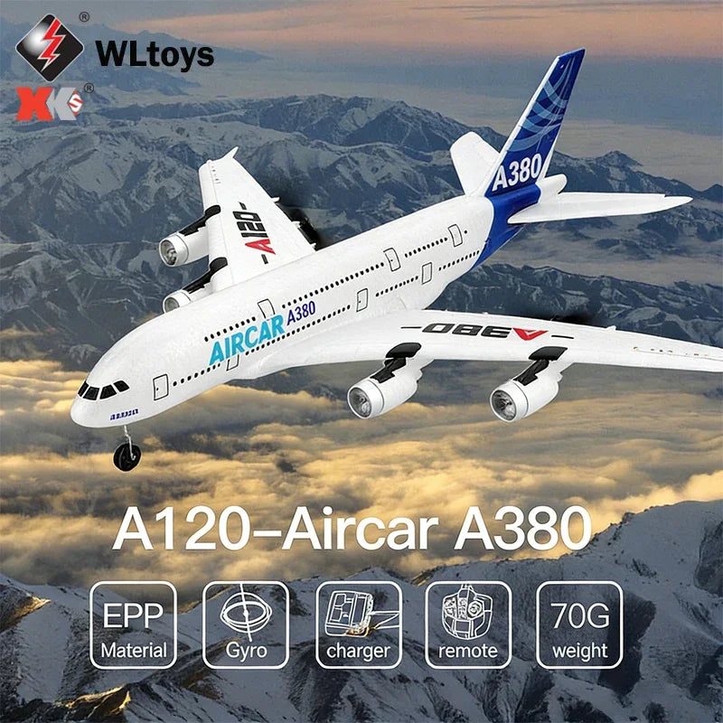 WLtoys XK A380-A120 RC Airplane – 3CH 2.4G RTF