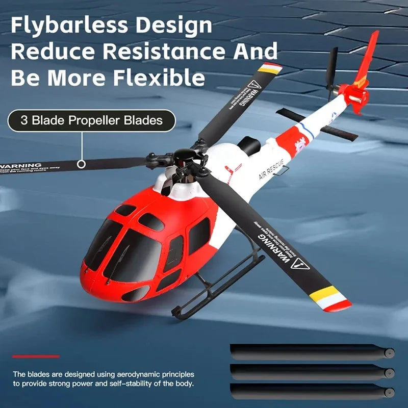 WLtoys K150-AS350 AS350 RC Helicopter – 4CH Brushless 6G