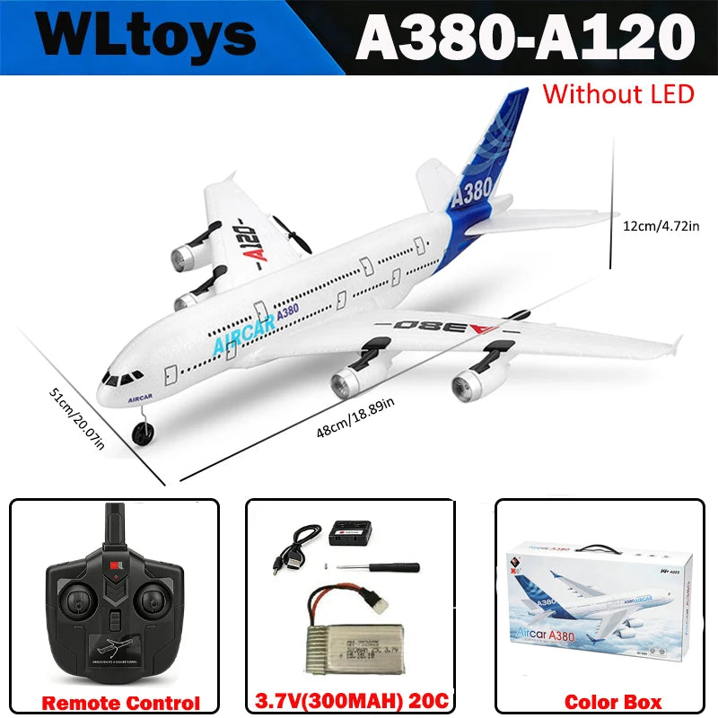 WLtoys XK A380-A120 RC Airplane – 3CH 2.4G RTF