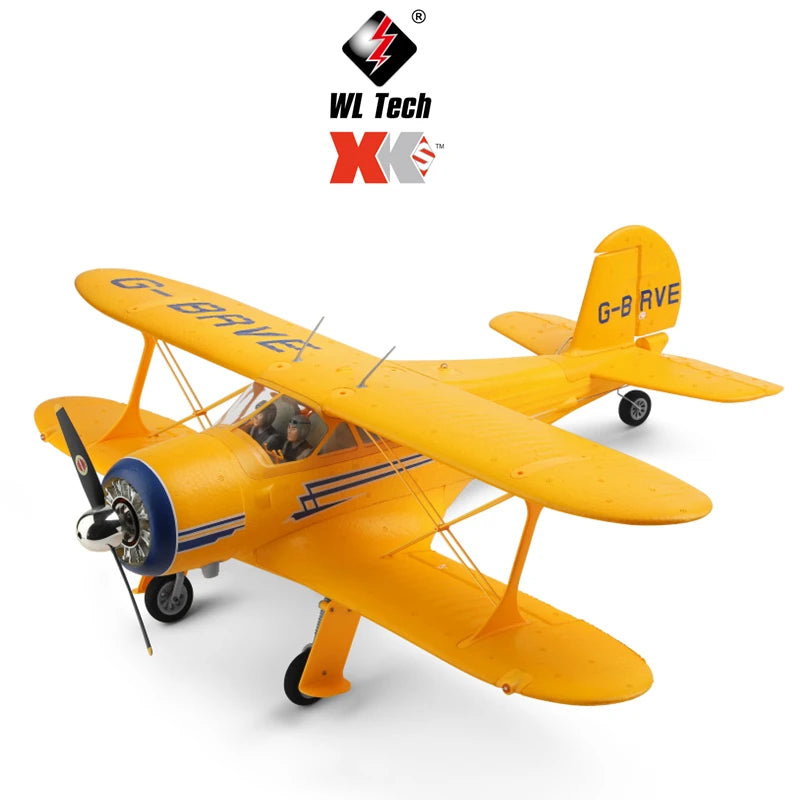 WLtoys A300 RC Airplane Beech D17S Biplane – Brushless 3D/6G