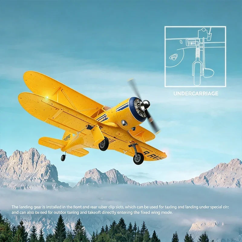 WLtoys A300 RC Airplane Beech D17S Biplane – Brushless 3D/6G