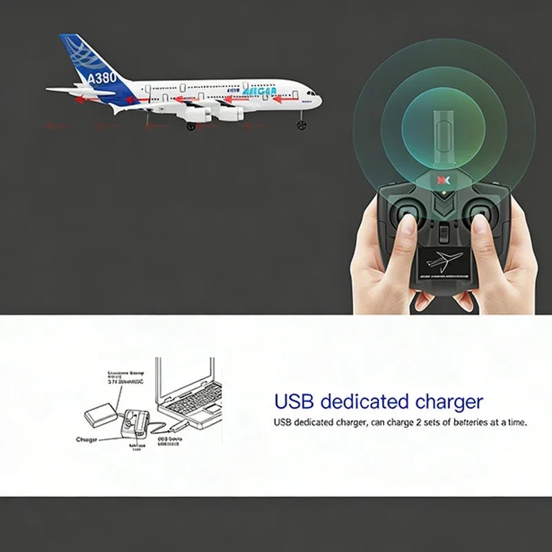 WLtoys XK A380-A120 RC Airplane – 3CH 2.4G RTF