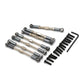 Metal Upgraded Adjustable Linkage Rods Set for Wltoys 104001 1/10 RC Car Vehicles Model Spare Parts