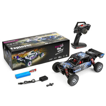 Wltoys 124018 RTR 1/12 2.4G 4WD 55km/h Metal Chassis RC Car Off-Road Truck 2200mAh Vehicles Models Kids Toys