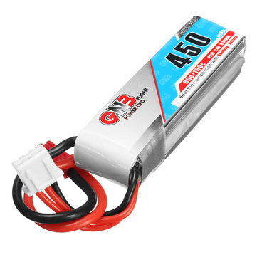 Gaoneng GNB 7.4V 450mAh 2S 80C/160C Lipo Battery JST Plug for Wltoys K989 1/28 RC Car