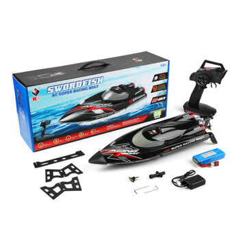 Wltoys WL916 RTR 2.4G Brushless RC Boat Fast 60km/h High Speed Vehicles w/  LED Light Water Cooling System Models Toys