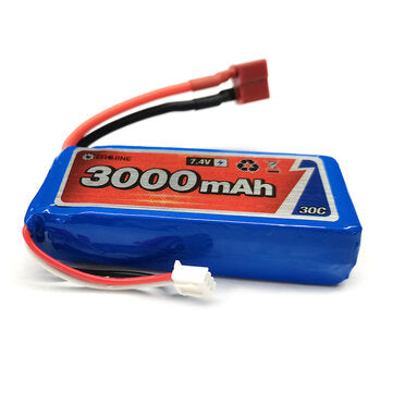 Eachine 7.4V 3000mah RC Car Battery 30C Lipo Battery T Plug For 1/12 Eachine EAT04 Wltoys 12428 12423 Feiyue RC Car Parts