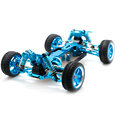 Upgraded CNC Metal RC Car Frame w/ Metal Differential For Wltoys 144001 144010 144002 Vehicle Models With Tire Motor Gear RC Car Parts