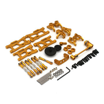 Upgraded Metal Parts Set for Wltoys 144001 144010 144002 124017 124019 1/12 1/14 RC Car Vehicles Model Spare Accessories
