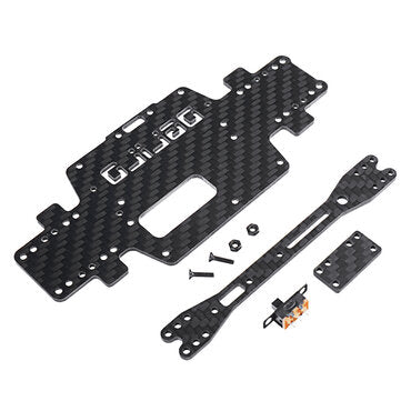 Wltoys K969 K979 K989 K999 P929 P939 1/28 RC Upgraded Carbon Fiber Chassis Car Bottom Parts