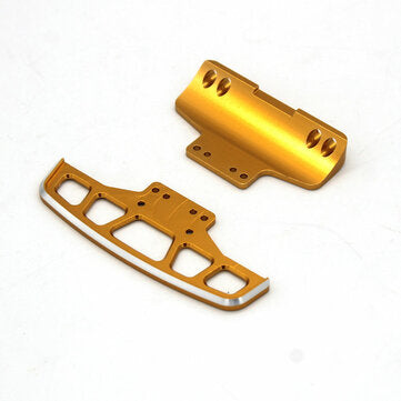 1/28 Metal Upgrade Parts Front And Rear Bumpers For Wltoys 284131 RC Car
