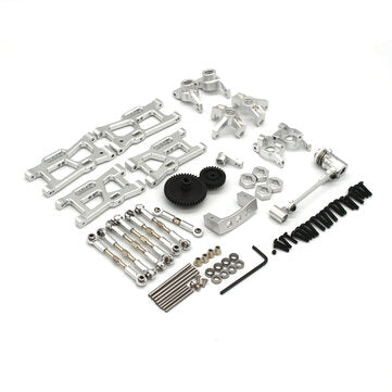 Upgraded Metal Parts Set for Wltoys 144001 144010 144002 124017 124019 1/12 1/14 RC Car Vehicles Model Spare Accessories