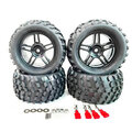 4PCS Upgraded Larger Tires Wheels 12mm Hex for Wltoys 144001 144010 124017 124018 124019 RC Car Vehicles Model Parts