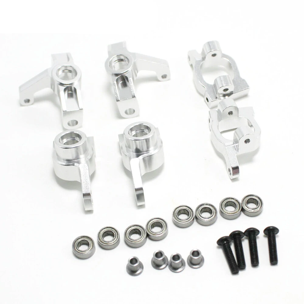 1/14 Metal Upgrade Steering Seat Rear Wheel Seat C Seat For Wltoys 144001 RC Car Parts