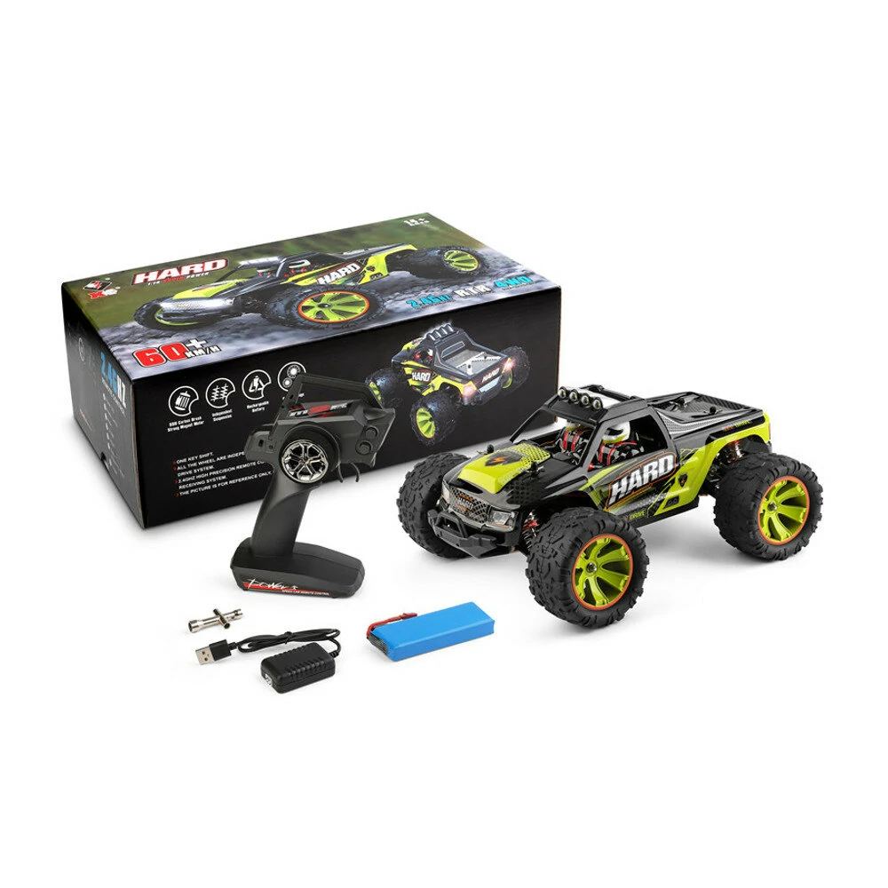 Wltoys 144002 RTR 1/14 2.4G 4WD 50km/h RC Car Vehicles Brushed LED Light Truck Toys