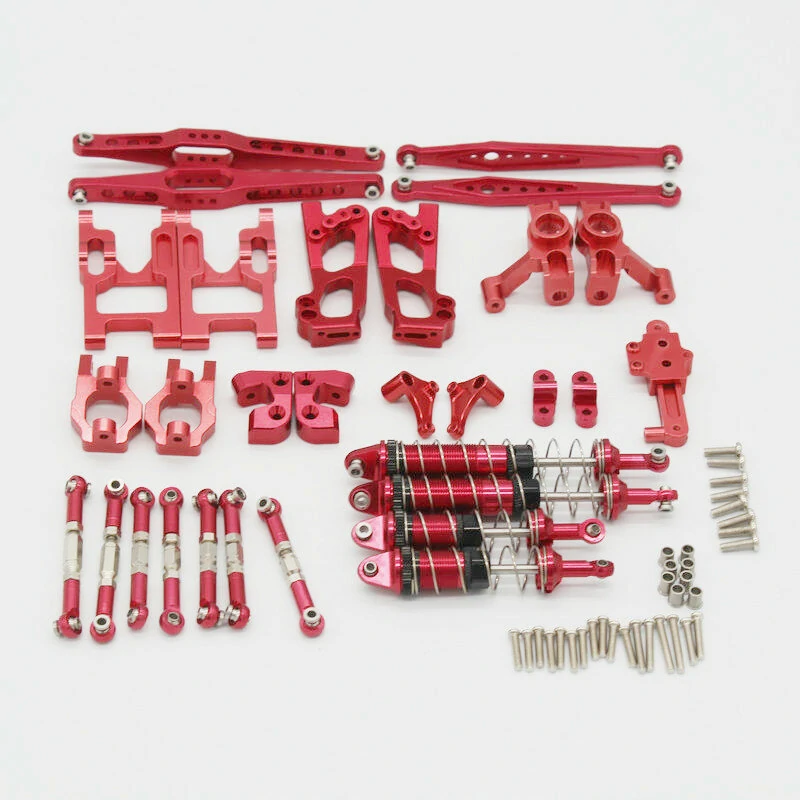 Wltoys 1/12 12427 12428 Upgrade Metal C Seat Steering Cup Shock Adapter Set RC Car Parts
