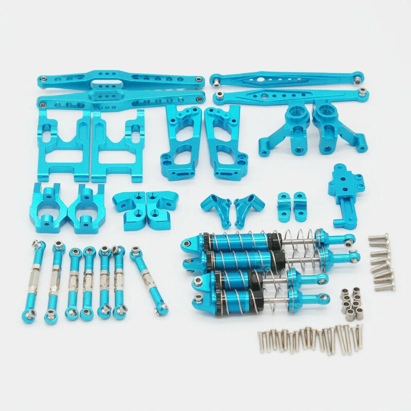 Wltoys 1/12 12427 12428 Upgrade Metal C Seat Steering Cup Shock Adapter Set RC Car Parts