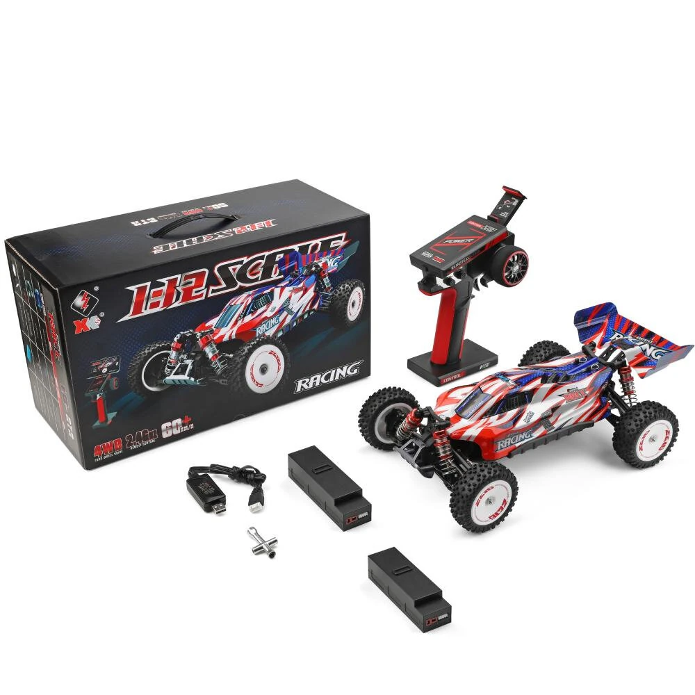 Wltoys 124008 RTR 1/12 2.4G 4WD 3S Brushless RC Car 60km/h Off-Road Climbing High Speed Truck Full Proportional Vehicles Models Toys